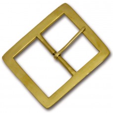 Square Brass Belt Buckle - 3 inch